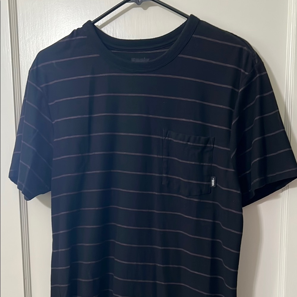 Vans Black Striped Men's Shirt